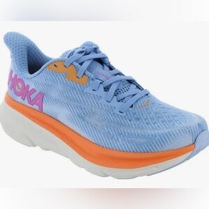 HOKA Women's Blue and Orange Running Shoes